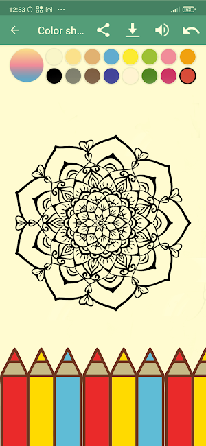 Mandala: Color By Number Screenshot 2