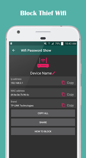 Show Wifi Password - Network Scanner Screenshot 2