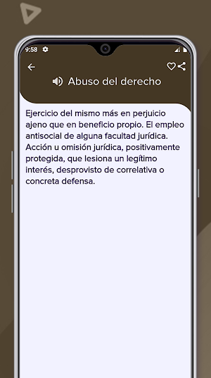 Diccionario Jurídico Screenshot 1