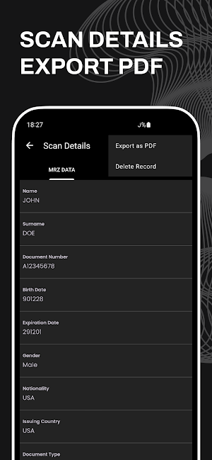 MRZ/NFC Passport-ID Card Scan Screenshot 3