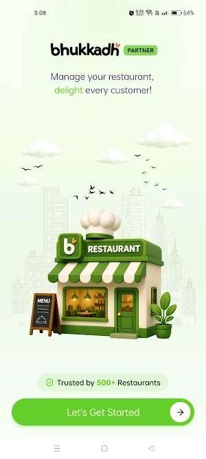 Bhukkadh Partner Screenshot 0
