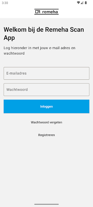 Remeha Scan App Screenshot 0