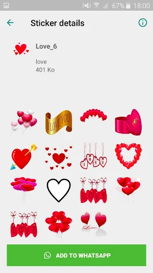I Love U 2019 stickers Screenshot 0