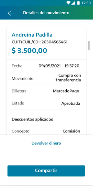 Cuenta DNI Comercios Screenshot 2