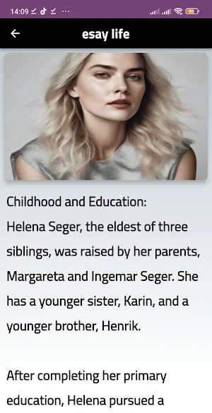 a job helena seger young Screenshot 1