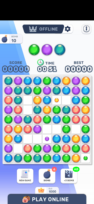 Line And Block 98 Online Screenshot 2