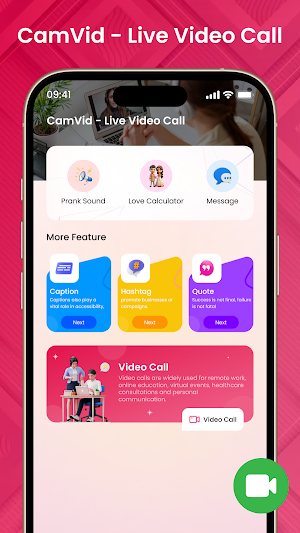 CamVid - Live Video Call Screenshot 0