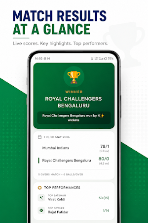 Crexo – Cricket Scorer Screenshot 2