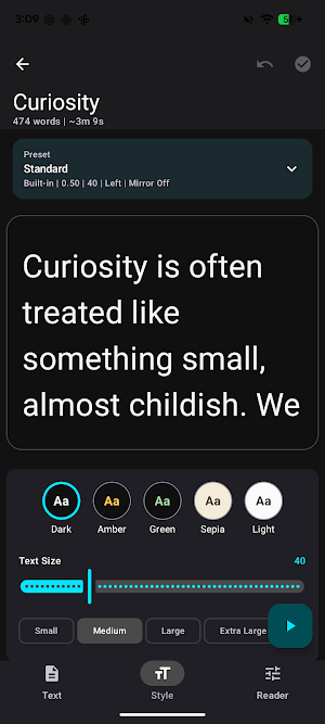 EyeLine Teleprompter Screenshot 1