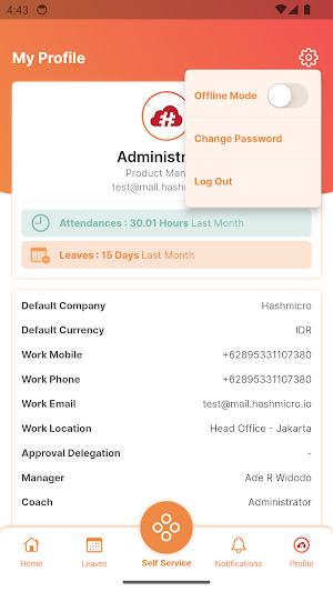 Anambas HRIS Screenshot 2