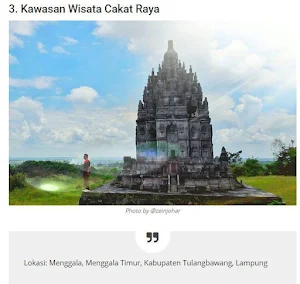 Lampung Tourist Places Screenshot 2