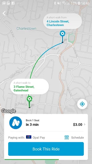 Newcastle Transport On Demand Screenshot 2