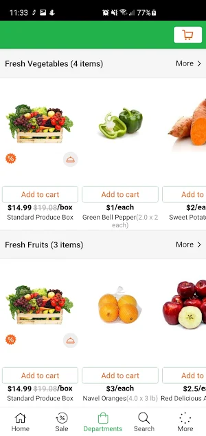 Asset Food Hub Screenshot 0