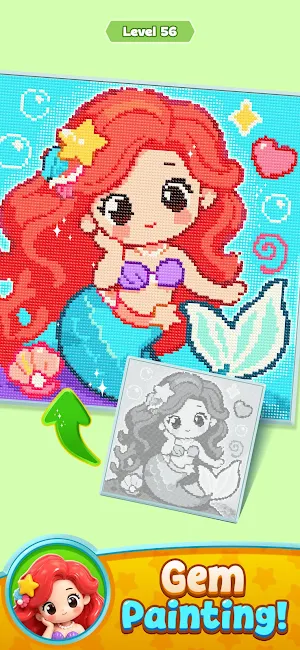 Gem Coloring: Color by Number Screenshot 1
