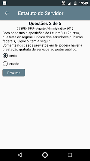Lei 8112 Estatuto do Servidor Screenshot 3