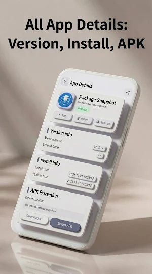 Package Snapshot – App Backup Screenshot 1