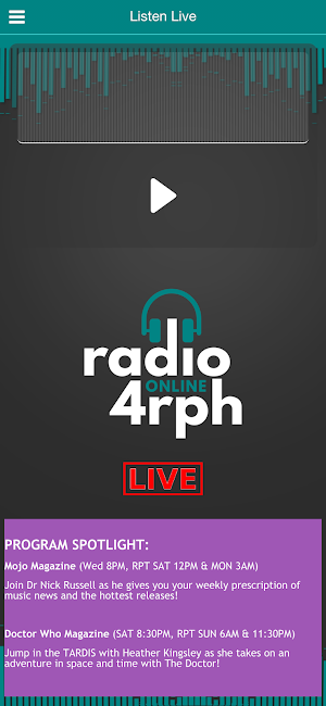 Reading Radio App Screenshot 1