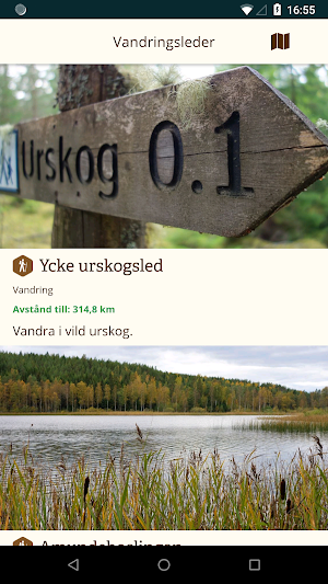 Linköpings Naturkarta Screenshot 1