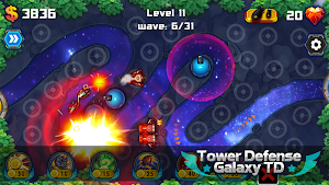 Tower Defense: Galaxy TD Screenshot 0