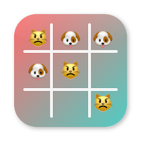 Tic Tac Toe: Emojis Animated