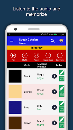 Speak Catalan : Learn Catalan Language Offline Screenshot 1