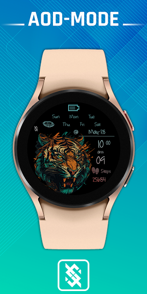 BFF64- Neon Art Tiger colorful Screenshot 1