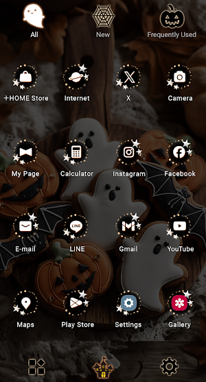 Halloween Cookies Theme +HOME Screenshot 2