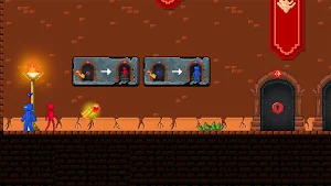 Red Stickman vs Blue Craftman Screenshot 0