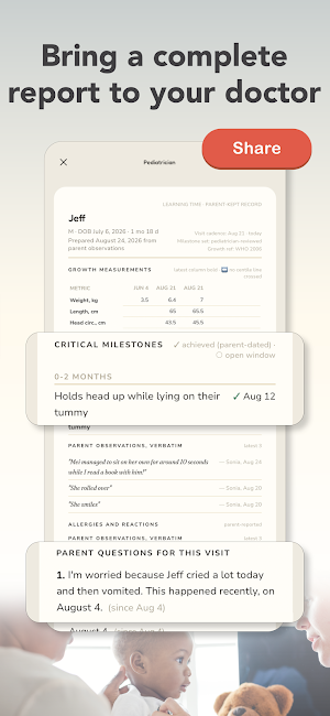 Emomo: Baby Milestone Tracker Screenshot 2