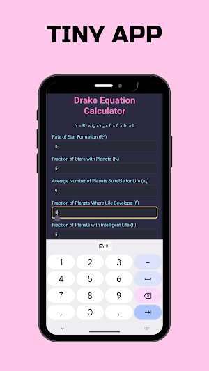 Drakes Equation Screenshot 2