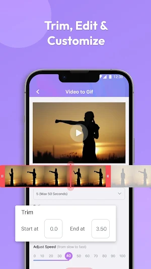 Ezy GIF Maker: Video to GIF Screenshot 3