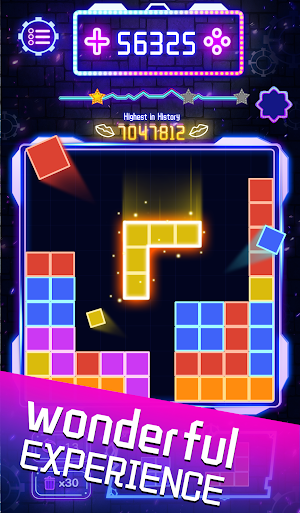 Punk Block Puzzle-Neon Classic Screenshot 3