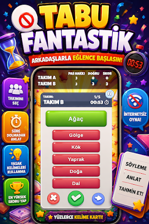 Tabu Fantastik : Kelime Oyunu Screenshot 1