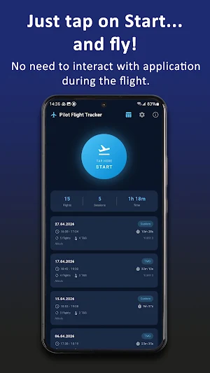 Pilot Flight Tracker Screenshot 2