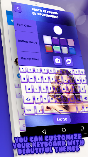 Photo Keyboard Backgrounds Screenshot 0