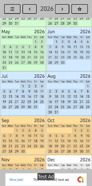 Solar Calendar Screenshot 3