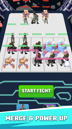 Merge modern war: battle games Screenshot 0
