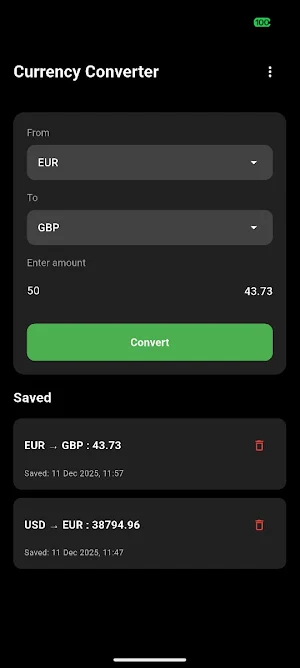 Encoder Currency Converter Screenshot 0