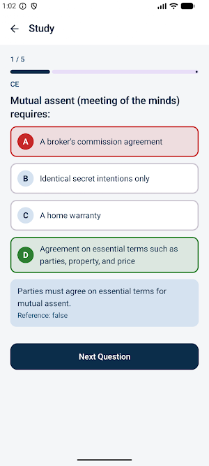 TX Real Estate Exam 2026 Screenshot 1
