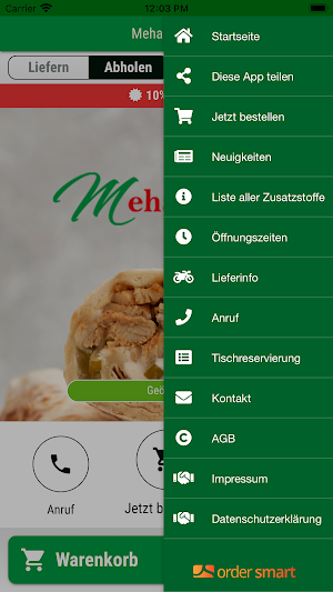 Mehas Food Screenshot 2