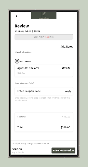 KAI Patient Portal Screenshot 3
