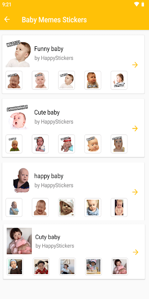 Baby Memes Stickers Screenshot 0