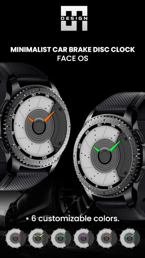 Cars Brake Disc Clock Screenshot 3