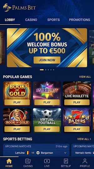 Palms Bet Screenshot 3