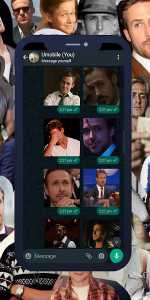 Ryan Gosling Animated Stickers Screenshot 1