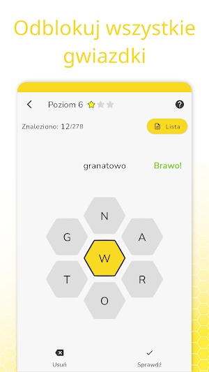 Siedmioliterowe Pangramy Screenshot 1