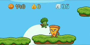 Super Broccoli Healthy Jump Screenshot 1