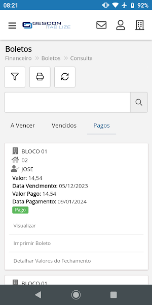 Gescontabilize Condomínios Screenshot 3