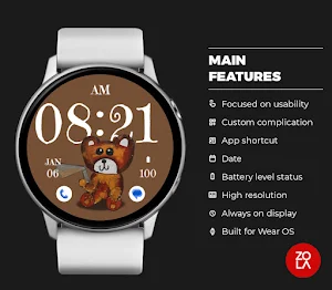Animated Bear Watch Face Screenshot 1