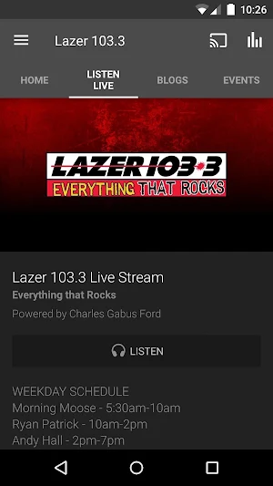 Lazer 103.3 Screenshot 1